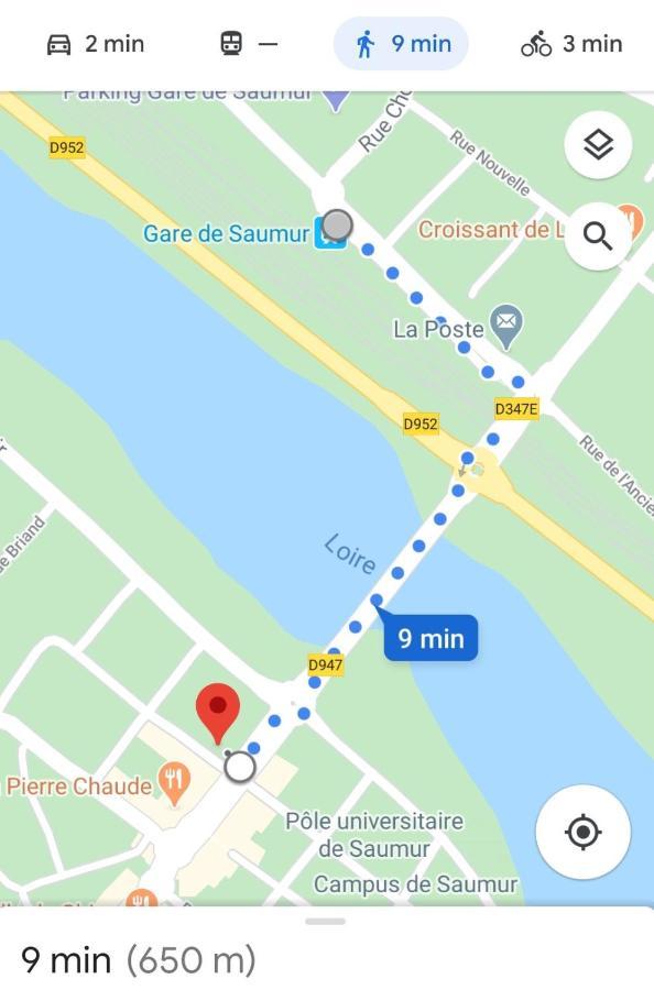 Appartement 1-6 Pers Situe Entre Les Ponts Сомюр Екстериор снимка